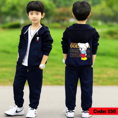 Navy Blue  zipar  Stylish Hoodie set .