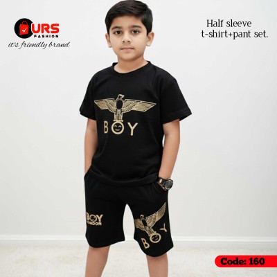 Boy Summer premium quality t-shirt 3 quarter pant set.