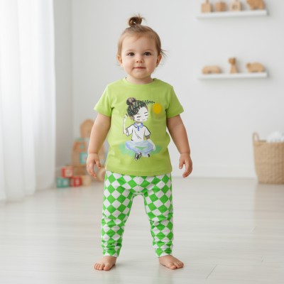 half-sleeve-t-shirt & pant-set-