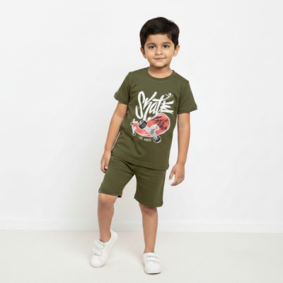 Boy Summer premium quality t-shirt 3 quarter pant set.