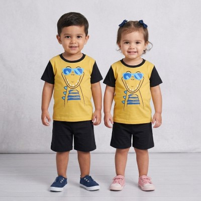 Kid"s Half sleeve Single T-shirt & Pant Set (6month-to-6year)