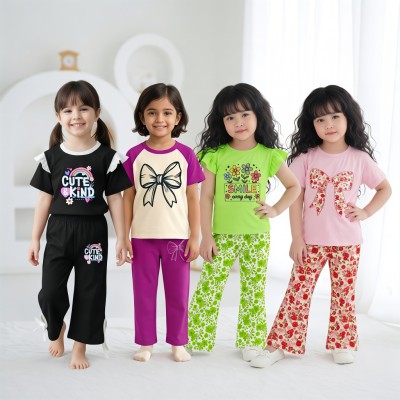 half sleeve t-shirt Palazzo 4. set combo
