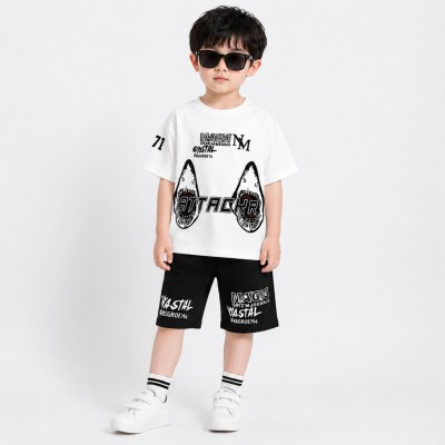 Boy Summer premium quality t-shirt 3 quarter pant set.