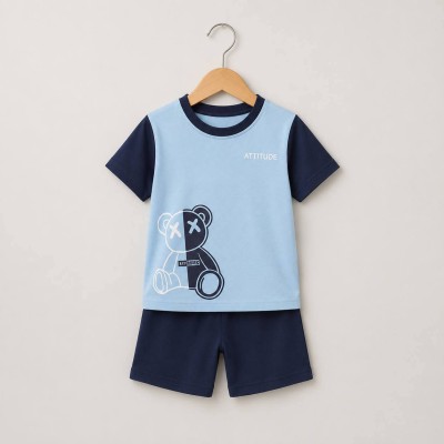 Kid"sT-shirt & Half Pant Set (6-month-to-6year)