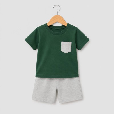 Kid"s T-shirt &  Half Pant Set (6-month-to-6-year)
