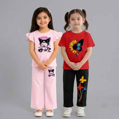 t-shirt Palazzo pant 2 set combo